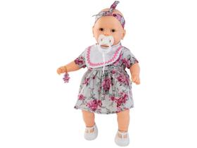 Boneca Estrela Nenezinho Fecha Olhos Chupeta Sapato 44cm