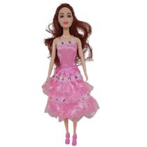 Boneca Fada Com Vestido E Acessórios Brinquedo Infantil Para Meninas Boneca Fada Com Vestido E Acessórios Brinquedo Infantil Para Meninas