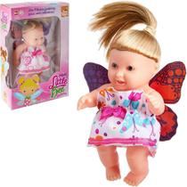 Boneca Fada Fadinha com Cabelo Loiro Loira Loirinha Bee Toys