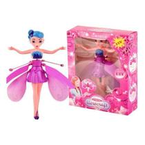 Boneca Fadinha Voadora de Brinquedo e Sensor de Proximidade Toy King Mini Drone Boneca Fadinha Voadora de Brinquedo e Sensor de Proximidade Toy King Mini Drone