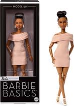 Boneca Fashion Barbie Basics Modelo 08 Morena com Vestido Bege
