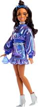 Boneca Fashion Barbie Deluxe Style 7 Roupa azul metálica