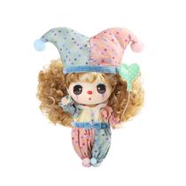 Boneca fashion DDUNG SEOL Clown com 6 acessórios para meninas a partir de 3 anos