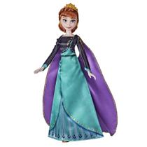 Boneca fashion Disney Frozen 2 Queen Anna com vestido e sapatos