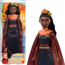 Boneca Fashion Doll Mattel Disney Moana 2 Matangi com 3 acessos.