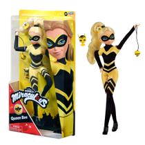 Boneca Fashion Doll Miraculous Ladybug Queen Bee 10,5 com acesso.