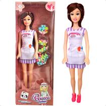 Boneca Fashion Estilo E Diversão Com Acessórios De Miçangas Boneca Fashion Estilo E Diversão Com Acessórios De Miçangas