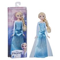 Boneca fashion Frozen Disney Shimmer Elsa com saia e sapatos