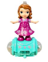 Boneca Fashion Girl Hoverboard Dança Luzes Som Musical Gira - FUNGAME