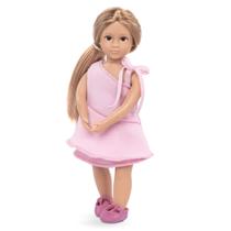 Boneca fashion Lori Sisi de 6 polegadas com roupa elegante para crianças a partir de 3 anos Boneca fashion Lori Sisi de 6 polegadas com roupa elegante para crianças a partir de 3 anos