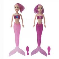 Boneca fashion sereia com led brink+ Boneca fashion sereia com led brink+