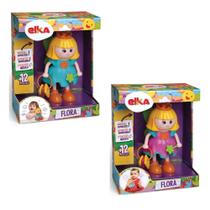 Boneca Flora Fadinha de Atividades Sortida, Elka