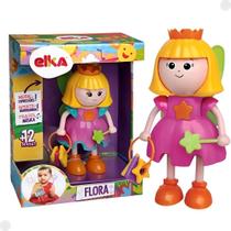 Boneca Flora Fadinha De Atividades Vestido Rosa 750 - Elka