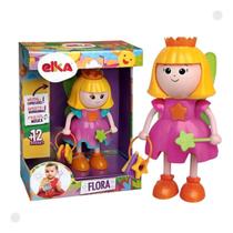 Boneca Flora Fadinha De Atividades Vestido Rosa 750 Elka