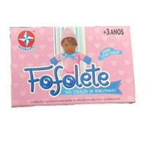 Boneca Fofolete Estrela Rosa Claro