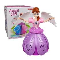 Boneca Frozen Bailarina Acende Luz E Canta.