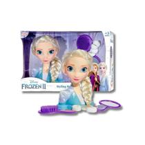 Boneca Frozen Elsa Busto Para Pentear Disney Baby Brink