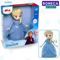 Boneca Frozen Elsa Elka Fala 4 frases Disney