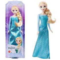 Boneca Frozen Rainha Elsa Saia+Capa Azul Cintilante - Mattel