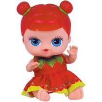 Boneca Frutinhas Morango - Cotiplás - Boneca Frutinhas Morango - Cotiplás -