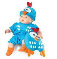 Boneca Galinha Pintadinha Mini Baby Com Travesseiro Roma Boneca Galinha Pintadinha Mini Baby Com Travesseiro Roma