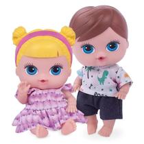 Boneca Gemeos Baby Collection Alive Casal Fofinhos Supertoys