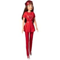 Boneca Gi Aventureira Vermelha - Baby Brink Boneca Gi Aventureira Vermelha - Baby Brink