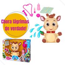 Boneca Girafa Baby Mama e Chora Sai Lágrimas + Mamadeira Boneca Girafa Baby Mama e Chora Sai Lágrimas + Mamadeira