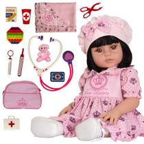 Boneca Girafinha Infantil Menina Reborn Premium Boneca Girafinha Infantil Menina Reborn Premium