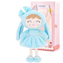 Boneca Gloveleya By Metoo Doll Spring Pelúcia Coelha Azul 30cm com Sacola Boneca Gloveleya By Metoo Doll Spring Pelúcia Coelha Azul 30cm com Sacola