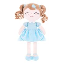 Boneca Gloveleya Coração Azul 40 Cm + Sacola By Metoo - Original