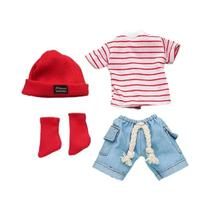 Boneca Gorda 30cm DIY - Kit de Roupas e Acessórios Fashion