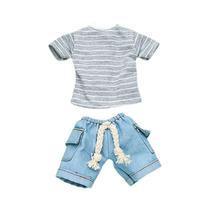 Boneca Gorda 30cm DIY Vestir-se Acessórios De Boneca Da Moda Camiseta Shorts