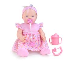 Boneca Grande Bebê Menina Emanuelly 50 Cm Com Acessórios 2065 Boneca Grande Bebê Menina Emanuelly 50 Cm Com Acessórios 2065
