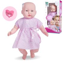 Boneca Grande Bebezão Nenezão Gabi Bebê Menina Realista Brinquedo Criança