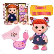 Boneca Grande Come e Faz Caquinha My Fun Poo Adijomar Menina