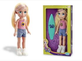 Boneca Grande Polly Surf - Polly Pocket - Mattel