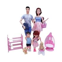 Boneca Grávida De 11,5 Polegadas Com Carrinho De Bebê, Cadeira, Acessórios Para Bonecas, Casa De