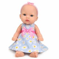 Boneca Grissa Baby com Tiara Rosa Vinil - 657 - Super Toys Boneca Grissa Baby com Tiara Rosa Vinil - 657 - Super Toys