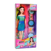 Boneca Hair Stylish Beca Polibrinq Boneca Hair Stylish Beca Polibrinq