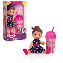 Boneca Hannah Suquinho Com Copo Anjo Brinquedos