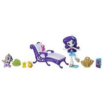 Boneca Hasbro Brinquedo My Little Pony E1084 Minis Rarity Relaxin Beach Conjunto