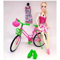 Boneca Hayley Ciclista Articulada com Patins - 0618341485426