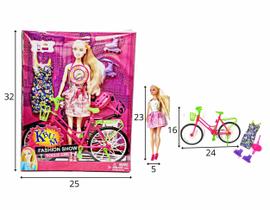 Boneca Hayley Com Bike E Acessórios 10345779