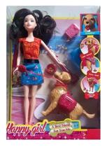 Boneca Hayley com Pet Cachorro e Acessorios Boneca Hayley com Pet Cachorro e Acessorios