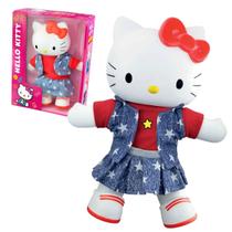 Boneca Hello Kitty Fashion 28cm Original, Lider Brinquedos, Em Vinil Atóxico, Modelos P/ Colecionar