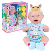 Boneca Hora do Lanche Come Faz Caquinha Acessórios Cotiplas