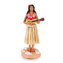 Boneca Hula Girl Havaiana BCSmyer - 12cm com Ukulele