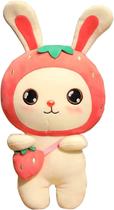 Boneca HUOGUO Fofa Fruit Bunny Boneca Morango Coelho Almofada Macia Travesseiro Brinquedo de Pelúcia Boneca Animal Brinquedo Criativo para Crianças, Rosa, Grande Boneca HUOGUO Fofa Fruit Bunny Boneca Morango Coelho Almofada Macia Travesseiro Brinquedo de Pelúcia Boneca Animal Brinquedo Criativo para Crianças, Rosa, Grande