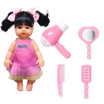 Boneca Infantil Acessórios Salão de Beleza Nova Toys